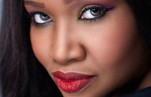 photo of close up face of african american woman