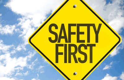 sign safety first